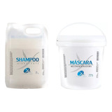 Kit Shampoo 5lt + Máscara 3,5kg Hidratante Balde Lavatório 