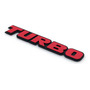  Emblema De Coche Turbo Rojo For Vw Volvo Ix35