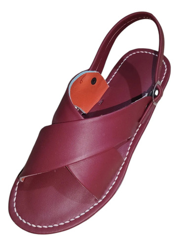 Huarache Color Vino Cruzado | Meses sin interés