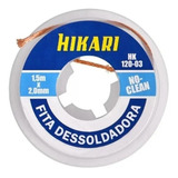 1 Fita Malha Dessoldadora Hikari Hk 120 - 04  2.5 Mm X 1.5 M