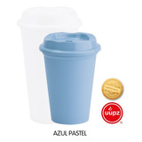 20 Vasos Reusables Tipo Star Para Bebida Caliente Mini 12 Oz Color Azul Pastel