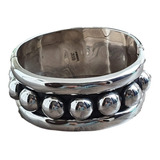 Brazalete De Casquillas De Plata Ley .925 Para Caballero