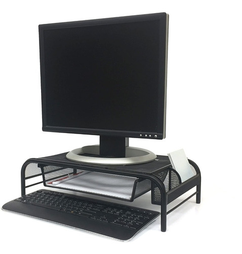 Soporte De Metal Para Monitor Y Organizador De Computadora