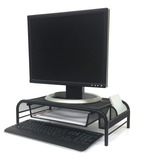 Soporte De Metal Para Monitor Y Organizador De Computadora