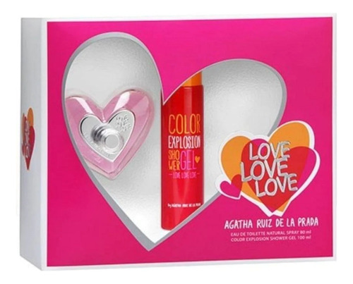 Agatha Ruiz De La Prada Love Love Love 80ml + Sg Volumen De La Unidad 80 Ml