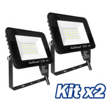 Kit X 2 Reflector Led Fullwat 20w 6500k Resistente Al Agua