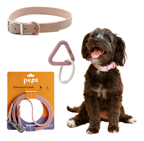 Correa Juguete Collar Perro Peps Kit De Juego Para Mascota M