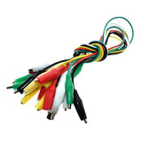 Cable Pinza Clip Cocodrilo Negro 50cm Arduino Itytarg