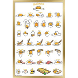 Gudetama  Póster De Pared Con Rejilla, 14.725 X 22.375...