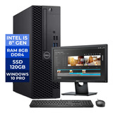 Desktop Pc I5-8100 120gb 8gb Ddr4+monitor Dell+teclado/mouse