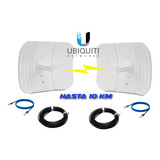 Enlace Inalámbrico Internet Hasta 10km Ubiquiti Kit Antenas