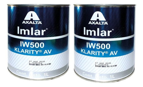 Axalta 2 Pzs De Klarity Av  Iw500 Imlar De 1 Lt.  