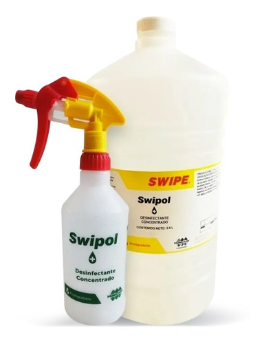 Desinfectante Concentrado Swipol Swipe 3.5l + Aplicador