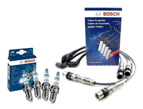 Kit Cables Y Bujias Bosch Vw Bora / Golf 2.0 8v