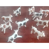 Pack 20 Vacas Plástico Ideal Corral Granja Modelismo 