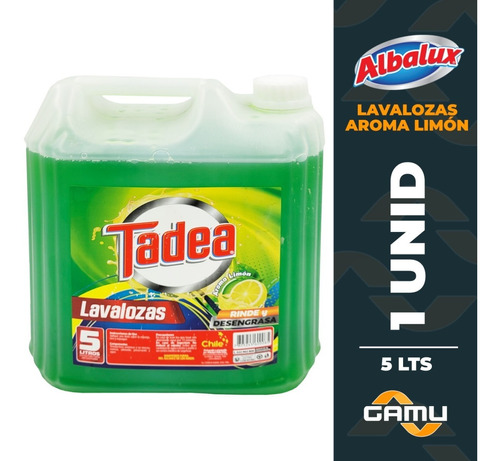 Lavalozas Tadea Aroma Limón Albalux - Bidón 5l