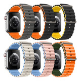 6 Ocean Correas Para Apple Watch Series Ultra Se 9 8 7 6 5 4