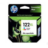 Cartucho Hp 122xl 122xl Colorido Color Original Lacrado Novo