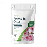 Farinha De Osso Calcinada 1kg Maxgreen Adubo Fósforo Cálcio