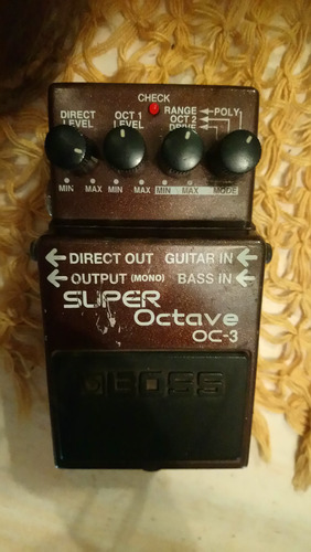 Boss Oc3 Super Octave Pedal Octavador Para Guitarra/bajo