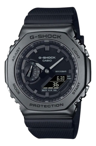 G Shock Gm 2100bb 1a Original Oak Acero Negro Metal Carbono