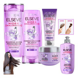 Kit Elseve Hidra Hialurônico Creme Loreal Paris Pentear Nutr