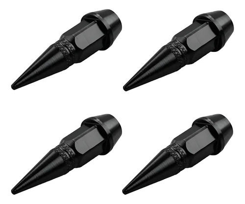 4pzs Picos Pivote Cubre Válvula Alumini Auto Moto 4.5cm