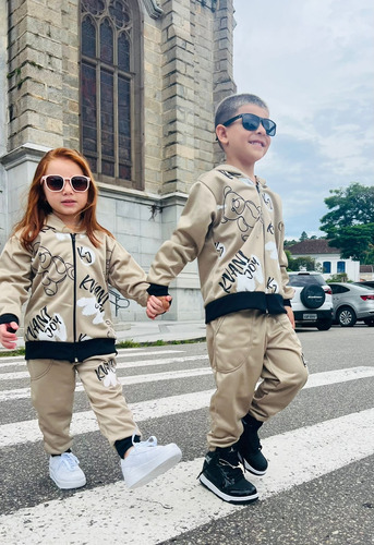 Conjunto Abrigo De Frio Infantil Masculino E Feminino 2023