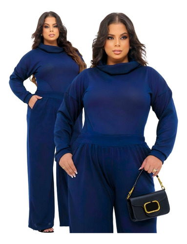 Conjunto Feminino Plus Size Elegante Linha Premium Luxo