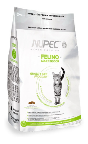 Nupec Indoor Gato Adulto Gato 3kg. Nuevo Y Original