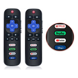 Control Remoto Para Smart Tv Roku Series, 2 Piezas