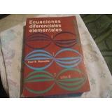 Ecuaciones Diferenciales Elementales, Earl D.rainville 1980