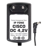 Fonte Dc 4,2v Para Fone Telefone Ip Voip Cisco Cp-3905