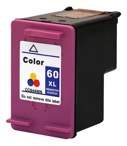Cartucho Para Hp D2560 60xl - Cc643wb Color Compatível