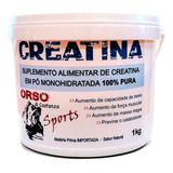 Creatina Pó Monohidratada - Suplemento Músculos - Pote 1kg