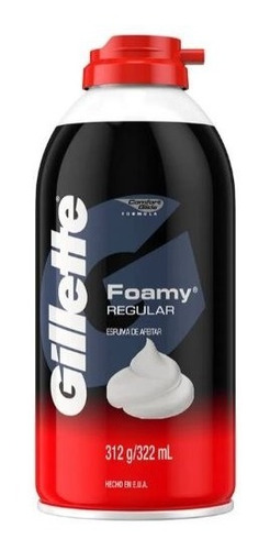 Espuma De Afeitar Gillette Foamy Regular 312gr Pack X 3