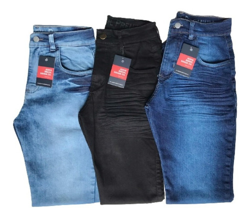 Calça Jeans  Masculina Elastano Atacado Lycra Original