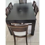 Juego Comedor Mesa Extensible Y Sillas