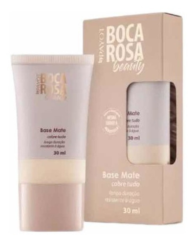 Base Liquida Matte Boca Rosa Beauty By Payot 30ml