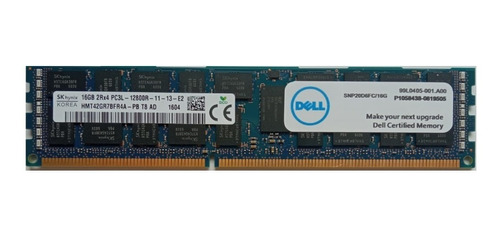 Memória 16 Gb Dell Original Ddr3 12800 Rdimm - R720