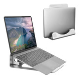 Soporte Vertical Para Laptop De Aluminio 2 En 1