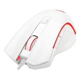 Mouse Gamer Redragon Branco Led 4 Cores 3200dpi