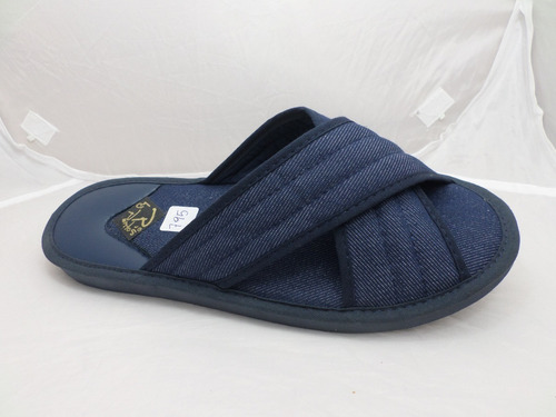 Chinelas Pantuflas  Cruzadas Tela Jean  Verano Hombre 39/46 