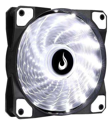 Fan Gamer Rise Mode Wind Led Cooler 120mm Branco