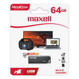 348562 - Memoria Maxell Usb Metal 64gb 3.0