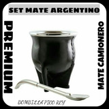 Premium!mate Camionero Argentino+bombilla Pico Rey Pala !