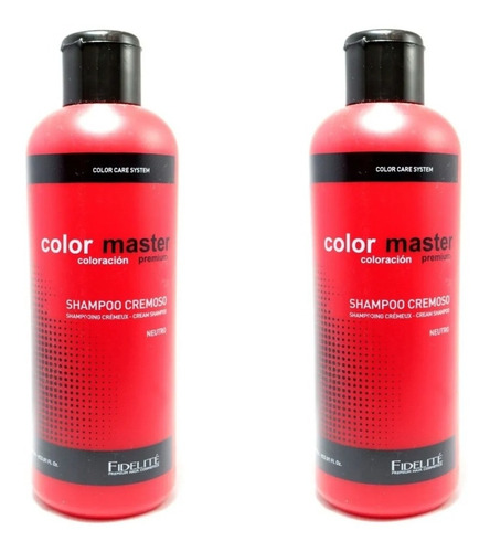 Shampoo Fidelité Color Master Neutro 1000ml X 2 Unidades