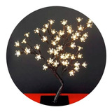 Bonsai Luminoso Flor Del Cerezo Luz Led Calida Deco Eventos