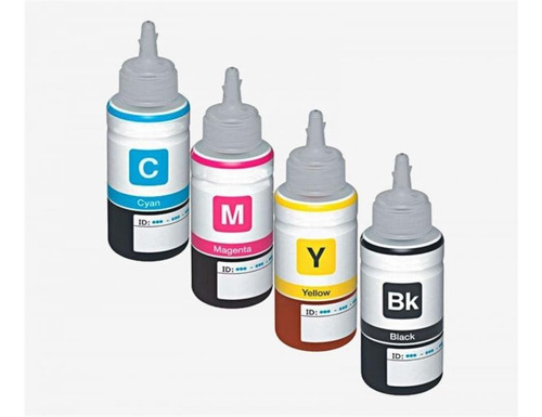 Tinta T664 Recarga Para Epson L656  X4 B-c-y-m Alt