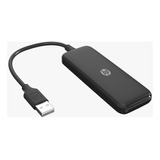 Adaptador De Hub Usb Hp Dhc-ct110c De 4 Puertos Fj